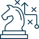 Custom strategy development icon